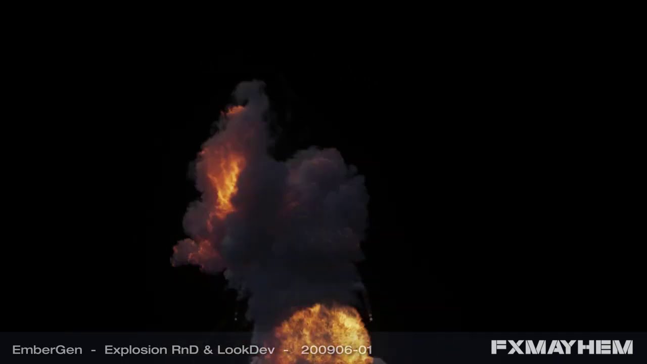EmberGen - Explosion RnD & Look Dev - 01