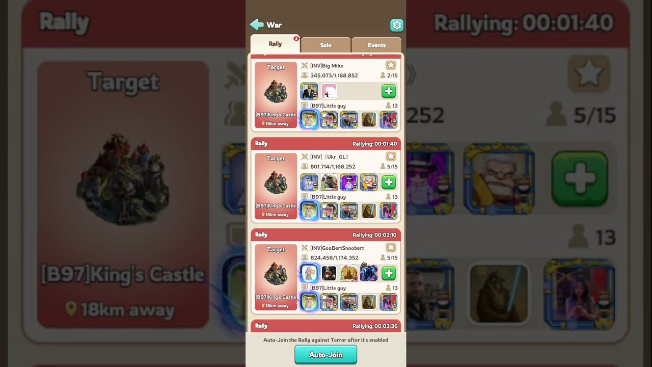 Castle War 3 Jan 2026 | 81 Vs 97