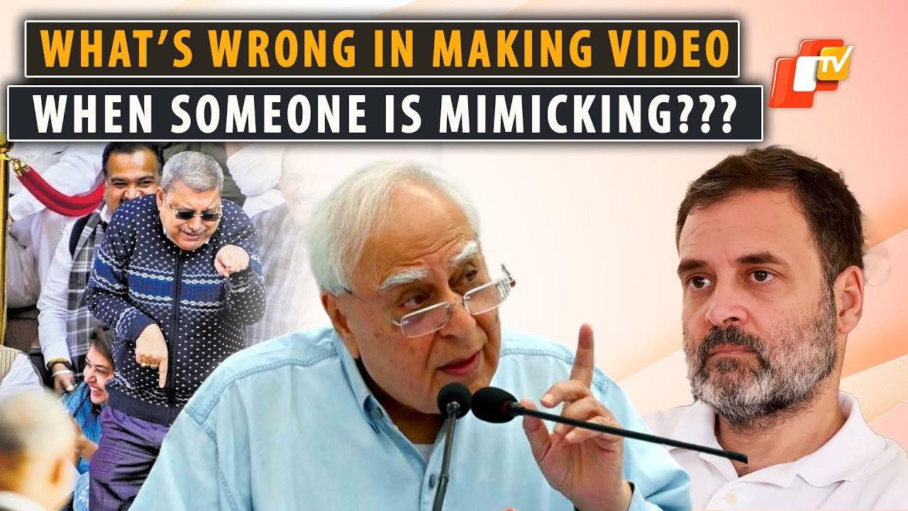 Kapil Sibal On Mimicry Row: The Extent To Which Constitutional Posts Are Being Defamed Is Alarming