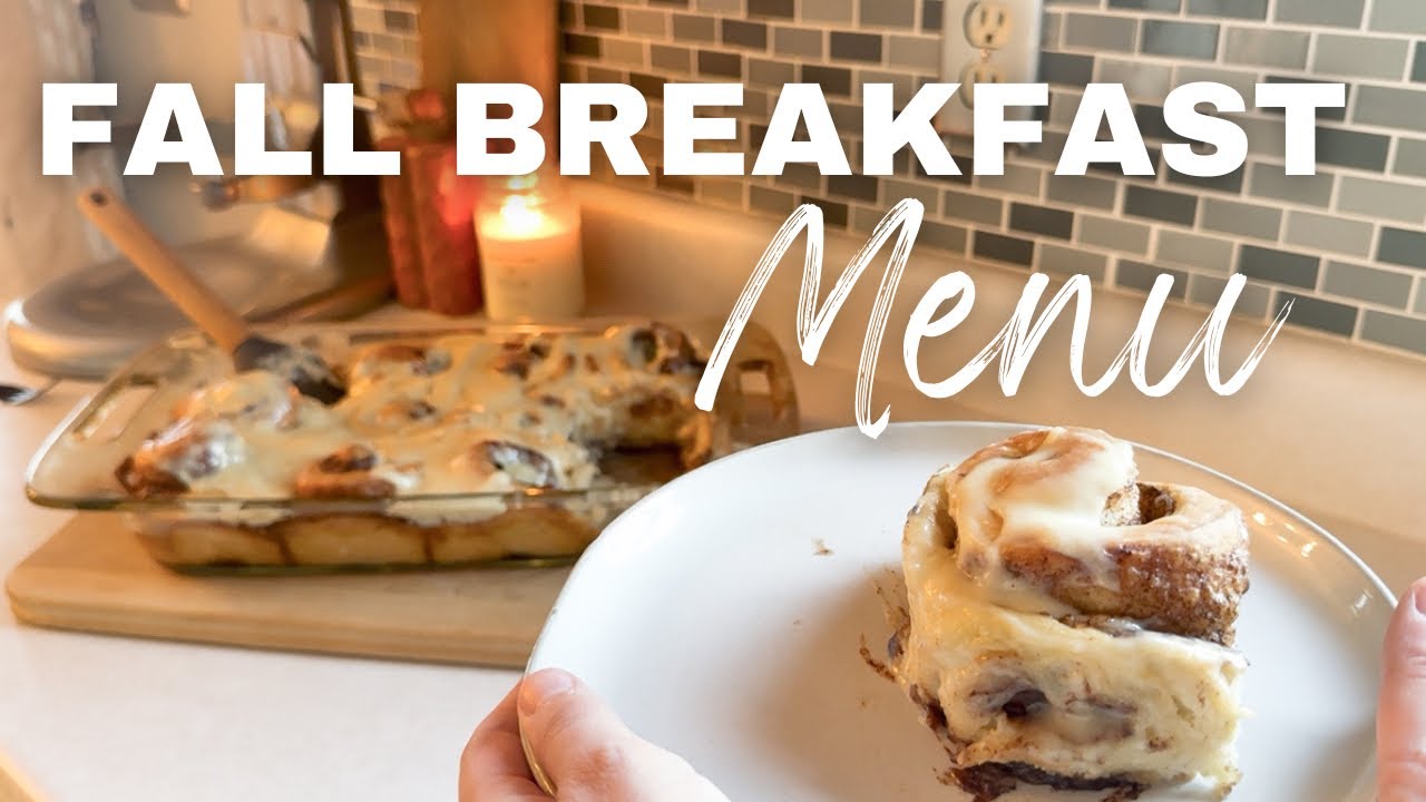 Cozy Fall Breakfast Recipes at Home | Sourdough Cinnamon Rolls + McGriddle Casserole