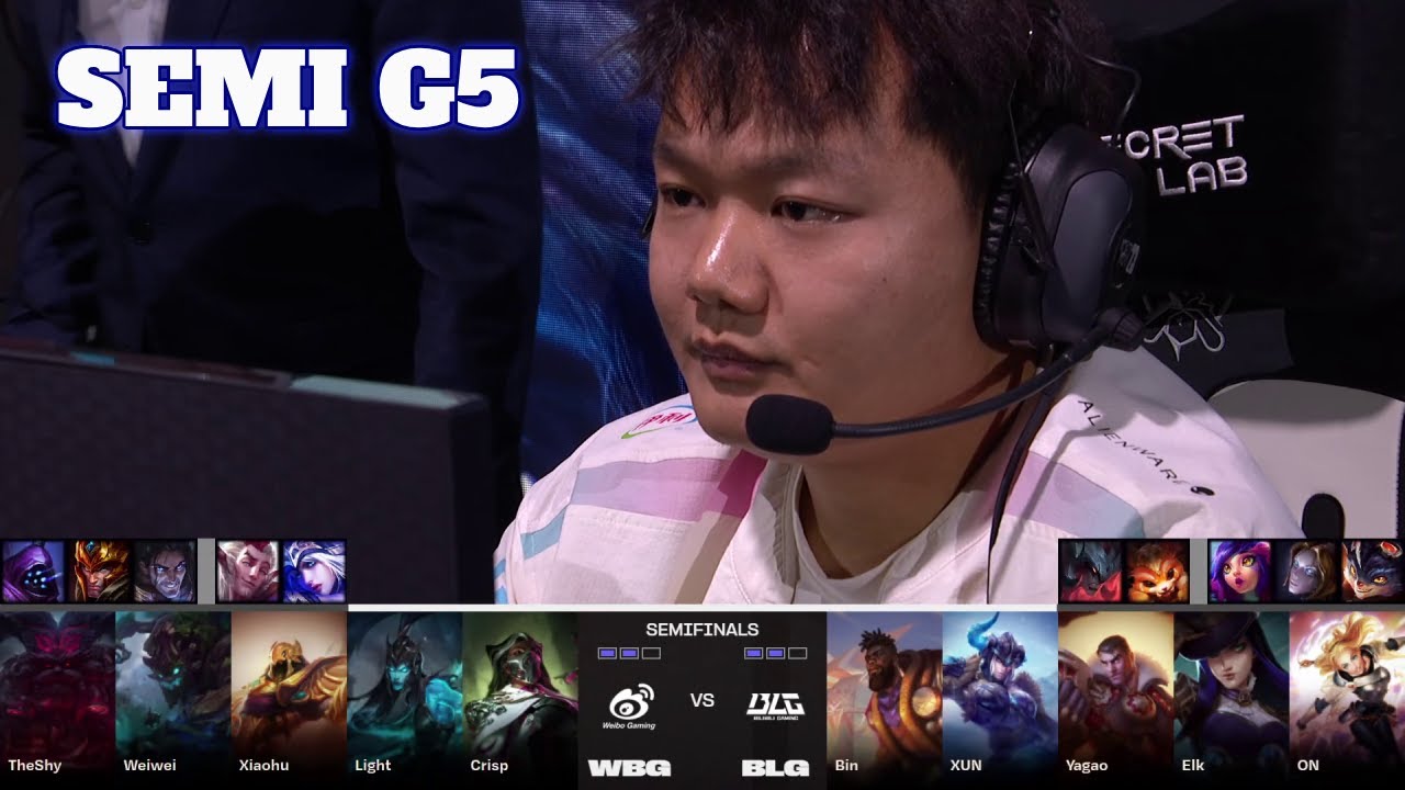 WBG vs BLG - Game 5 | Semi Finals LoL Worlds 2023 | Weibo Gaming vs Bilibili Gaming - G5 full