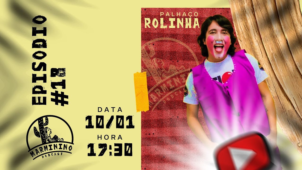 Palhaço Rolinha - Marminino Podcast #18 #humor #comedy #circus