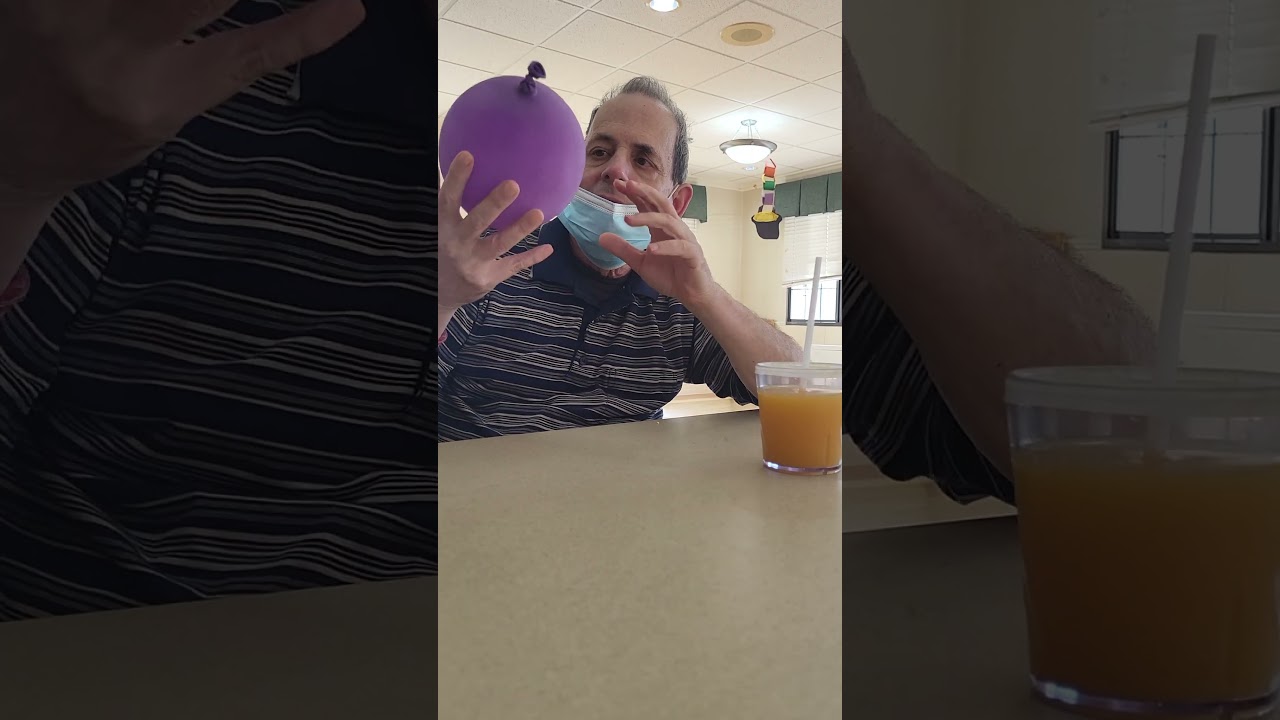 Steve with balloon