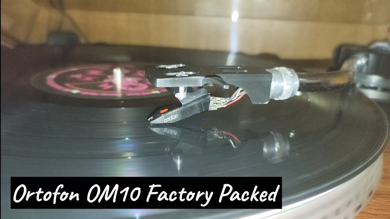 Ortofon OM10 Factory Packed - Installing the head