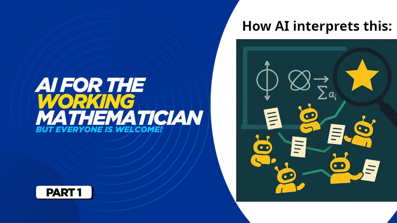 AI for the working mathematician, part 1 | Daniel Tubbenhauer