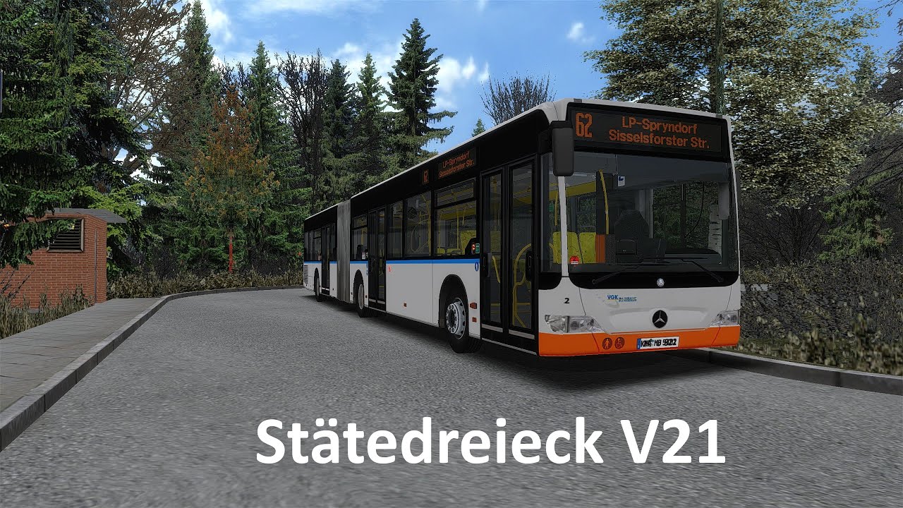 Let's play Omsi 2/ #1 Stätedreieck V21 im Faclift Gelenk/Wagen 22 der VGK