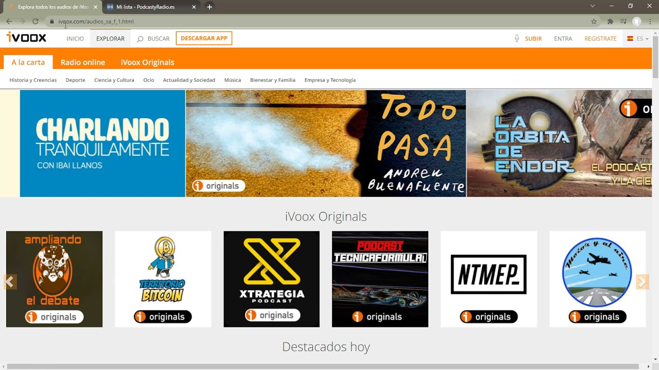 Donde escuchar PODCAST gratis 🎧
