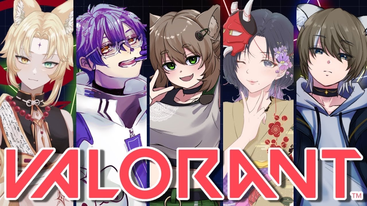 【VALORANT】フルパ～～～！ w/煙久じゃら, 猫羽いぶ, はにゃじろう, 狐ノ詠 黄泉