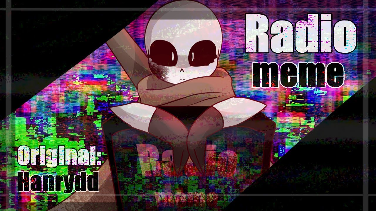 Radio meme [ Undertale AU ] INK! Sans (flashing WARNING!)