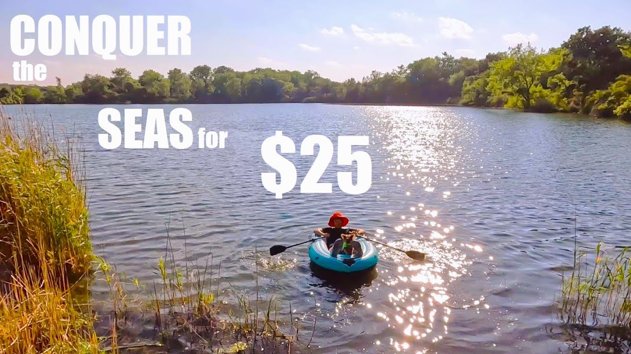 $25 Walmart Two Person Inflatable Boat | Vanlife Gear Review (DAY 69)