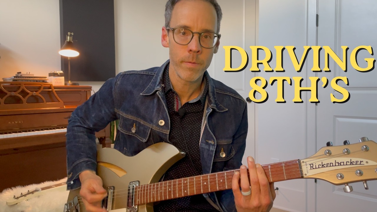 The Secret Behind Those Driving 8th Notes. Mike Campbell Style