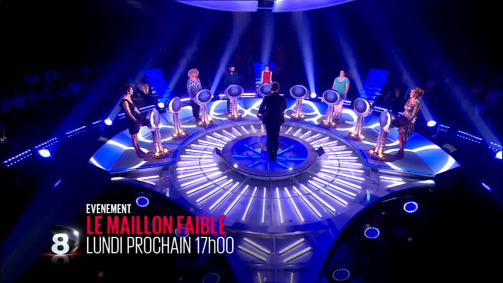 Le Maillon Faible Lundi prochain 17h00 D8 1 9 2014 de retour nouvelle version julien courbet c'est l