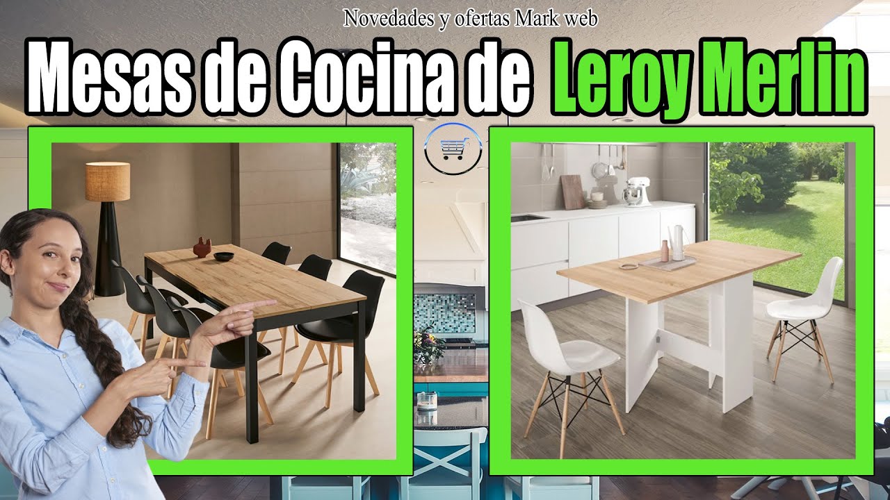 3 mesas de cocina de Leroy Merlin que te encantar&aacute;n | Mesa plegable Leroy Merlin