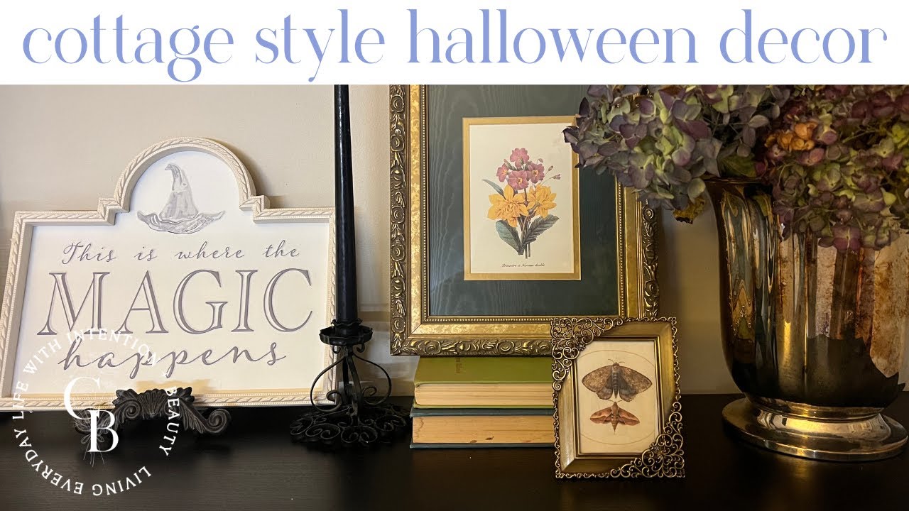 Halloween Inspiration // Vintage Witchy Home Decor // New England Chocolates // Espresso Martinis