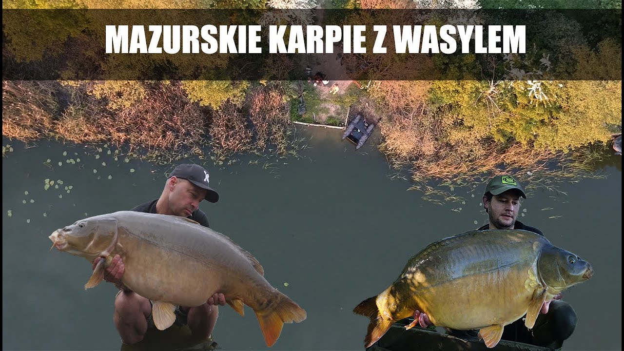 2M1 Mazurskie karpie z Tomkiem Wasilewskim. JEZIORO KRZYWEK