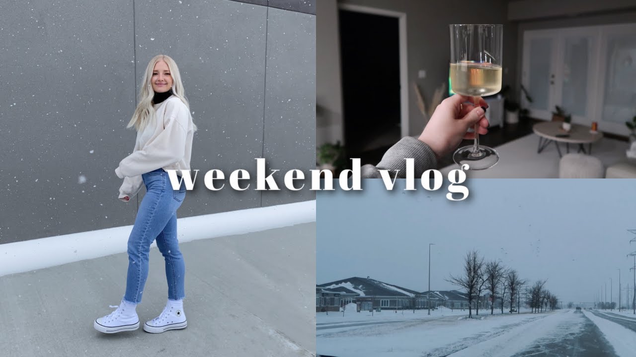 VLOG: how I curl my hair, home decor haul, what’s in my bag, + organizing