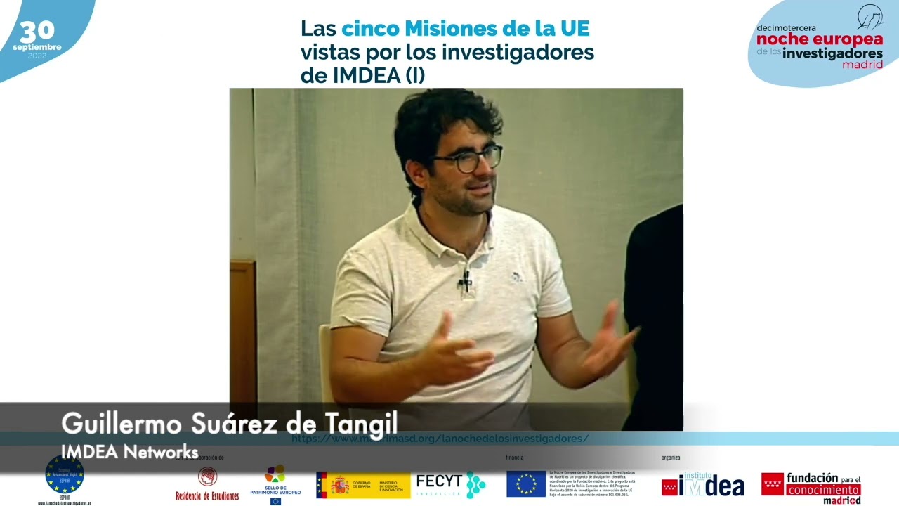 IMDEA Networks en European Researchers' Night 2022 - Ciudades inteligentes