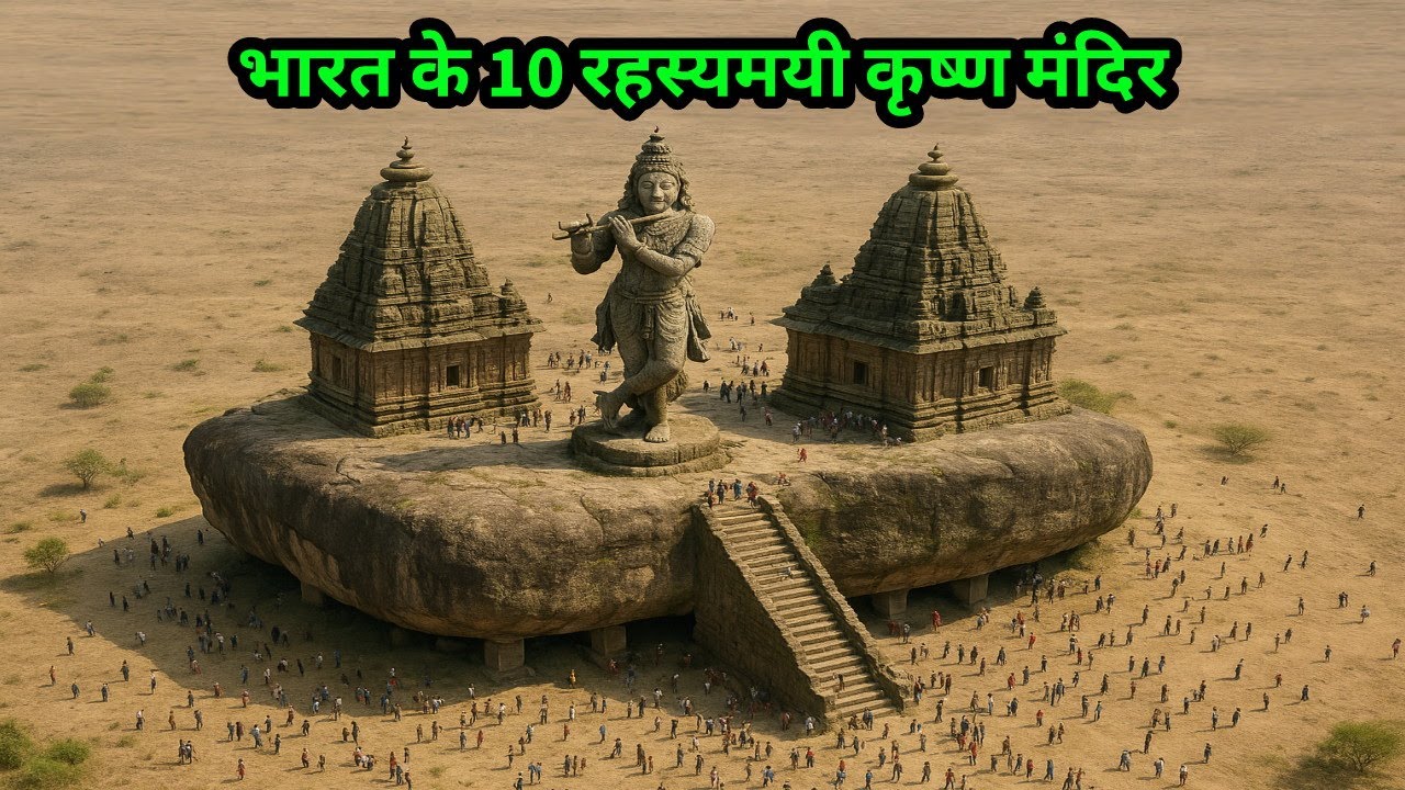 India ke 10 Rahasyamayi Krishna Mandir | Ancient Places in India | Best Krishna Temple in India