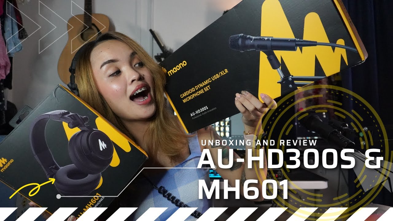 MAONO AU-HD300S DYNAMIC MIC & MH601 STUDIO HEADPHONE | CELYANE MUYUK