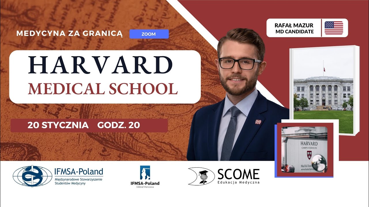 Medycyna za granicą | Webinar ze studentem kierunku lekarskiego na Harvard Medical School