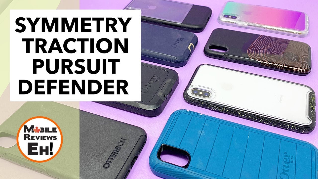 The BEST Otterbox cases for the iPhone Xs - Traction vs Pursuit vs Symmetry vs Defender vs Pro