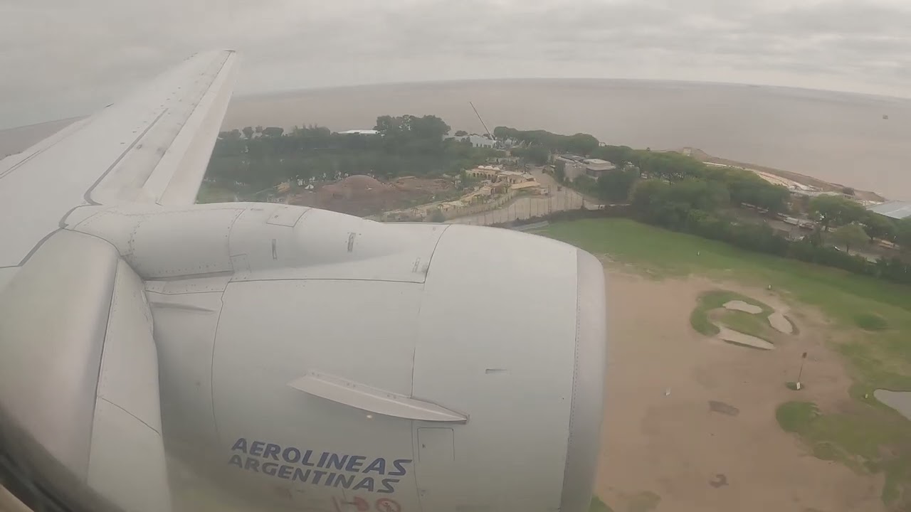 Aterrizaje en Buenos Aires, Argentina | Aero Parque | Aerolineas Argentinas | Boeing 737-700