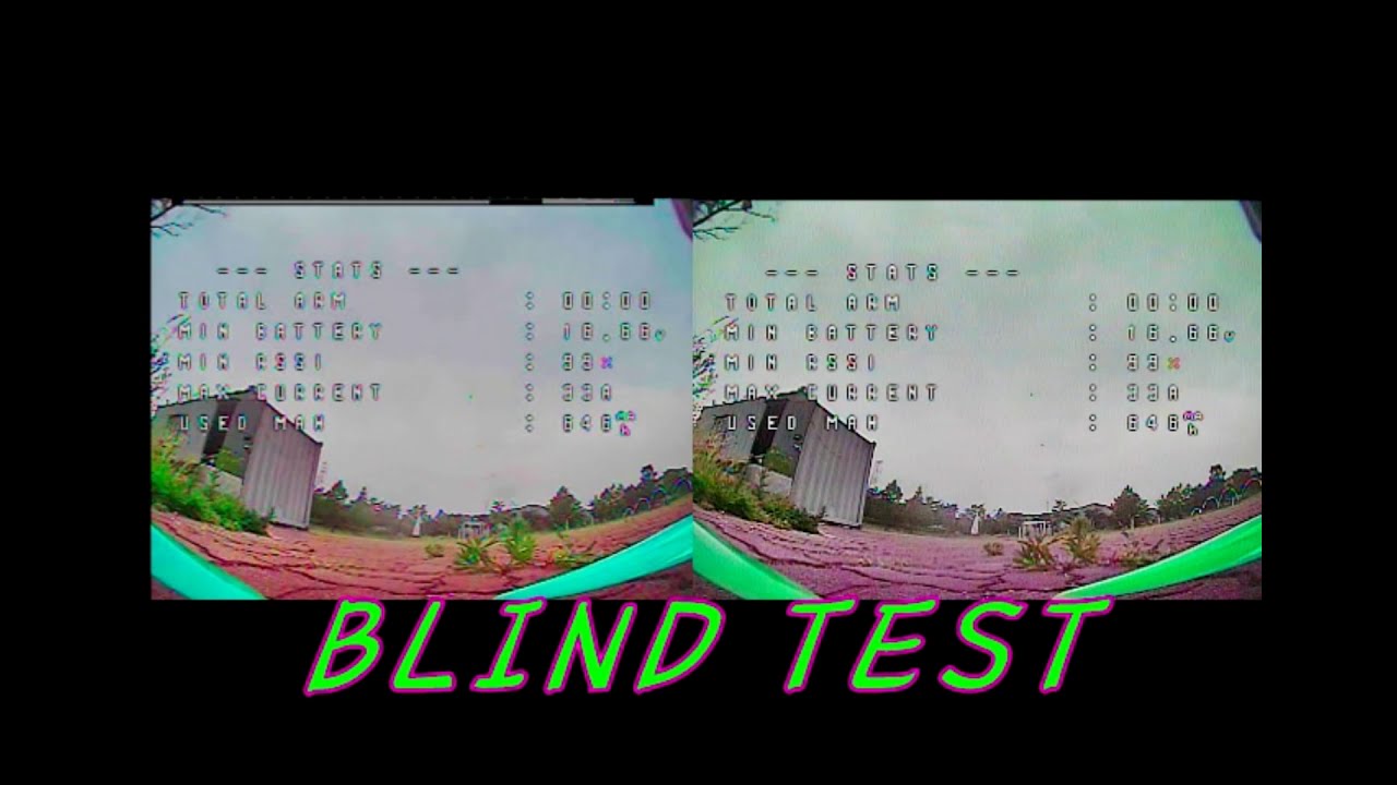BlindTest FPV Goggles HDO+Rapid VS Skyzone sky03