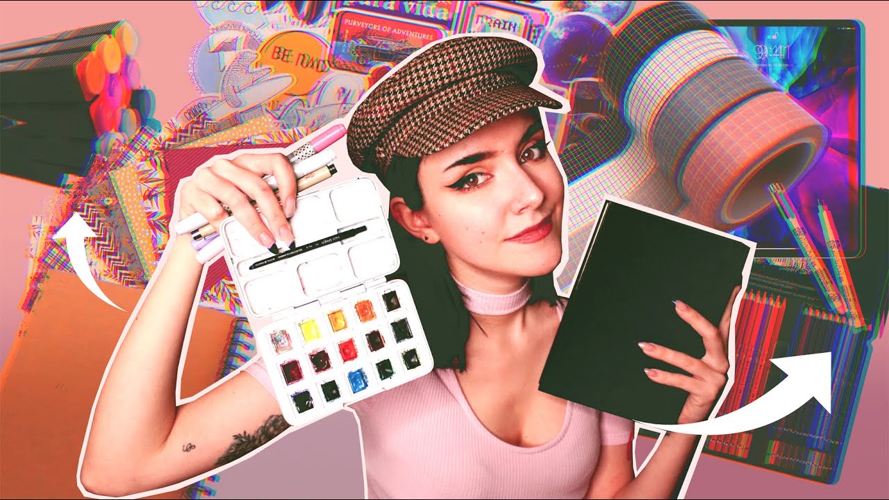 TODO mi material 💕| Scrapbook, dibujo, manualidades 🎨