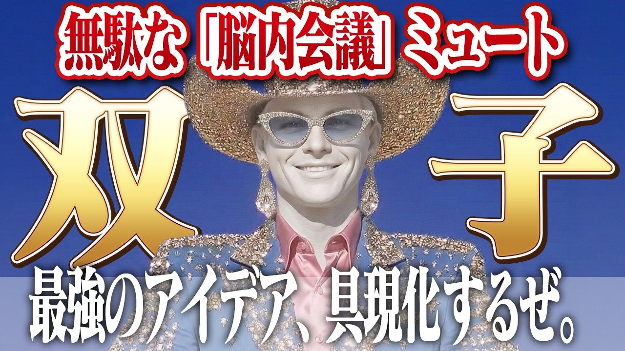 【双子座・全天体順行】※搾取注意※ 「選択肢が多すぎる呪い」は即刻ミュート。散らかる思考を損切りし、最強の果実を独占する覚醒。