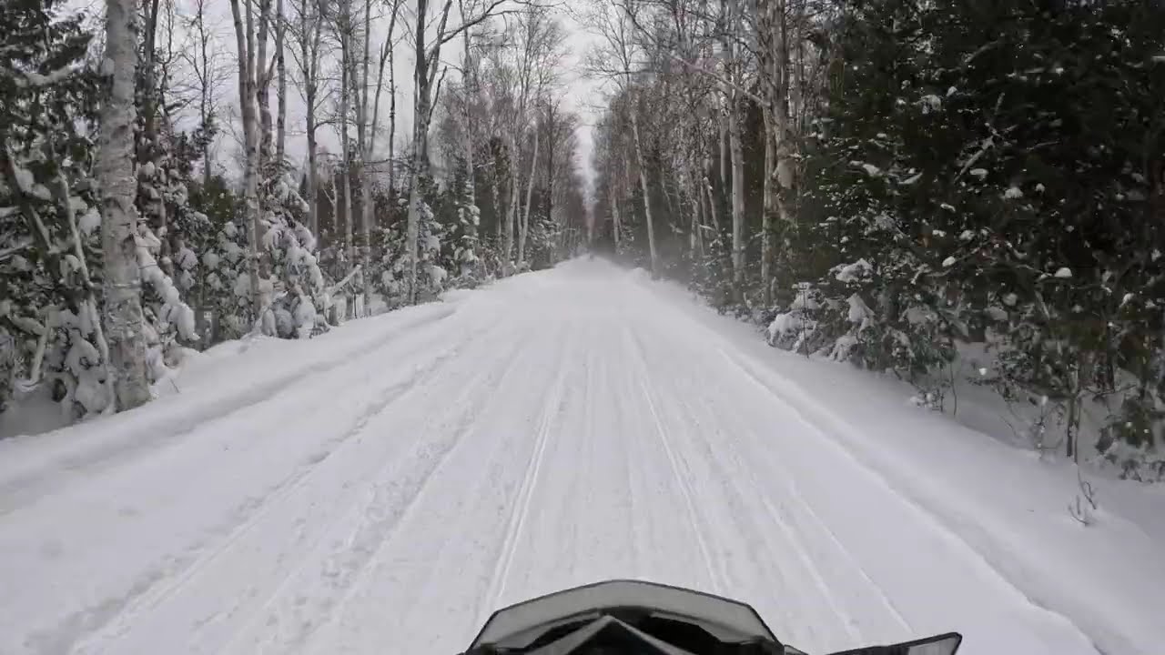 Snowmobiling Munising MI 1/2/2026 Part 3