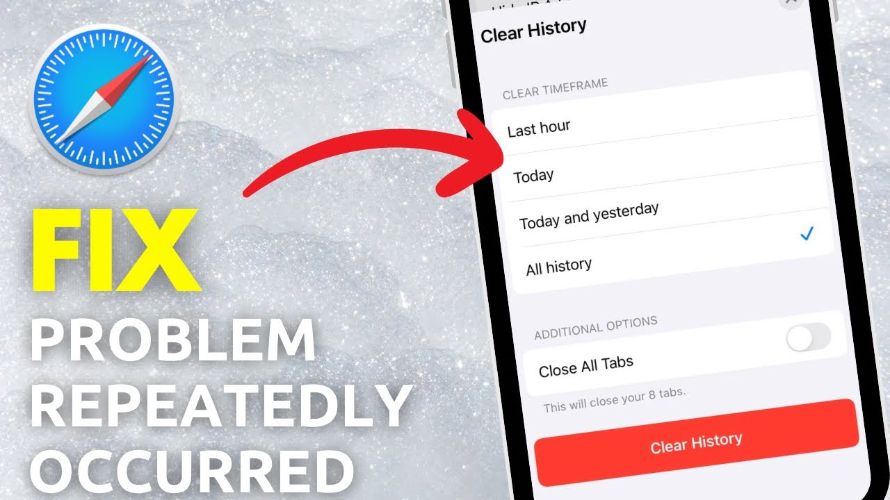 How To Fix A Problem Repeatedly Occurred In Safari