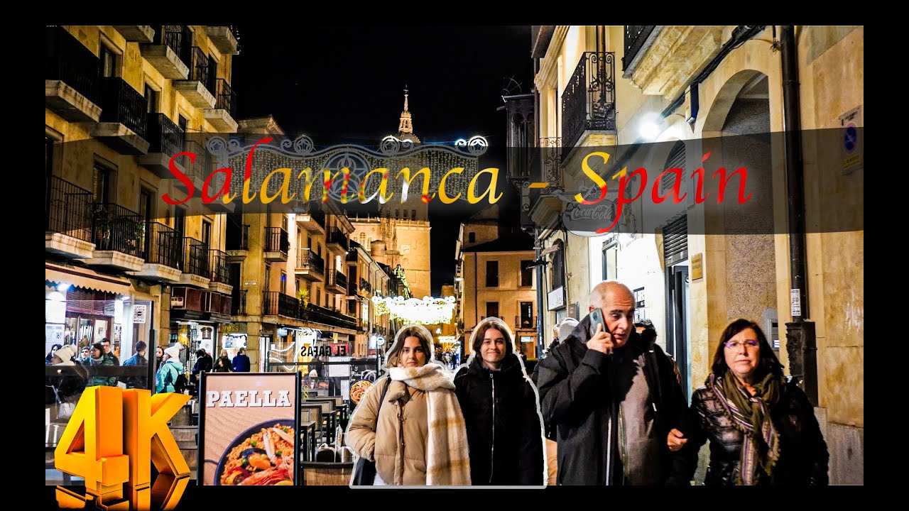 Night Walk Christmass Lights -- SALAMANCA SPAIN 2023