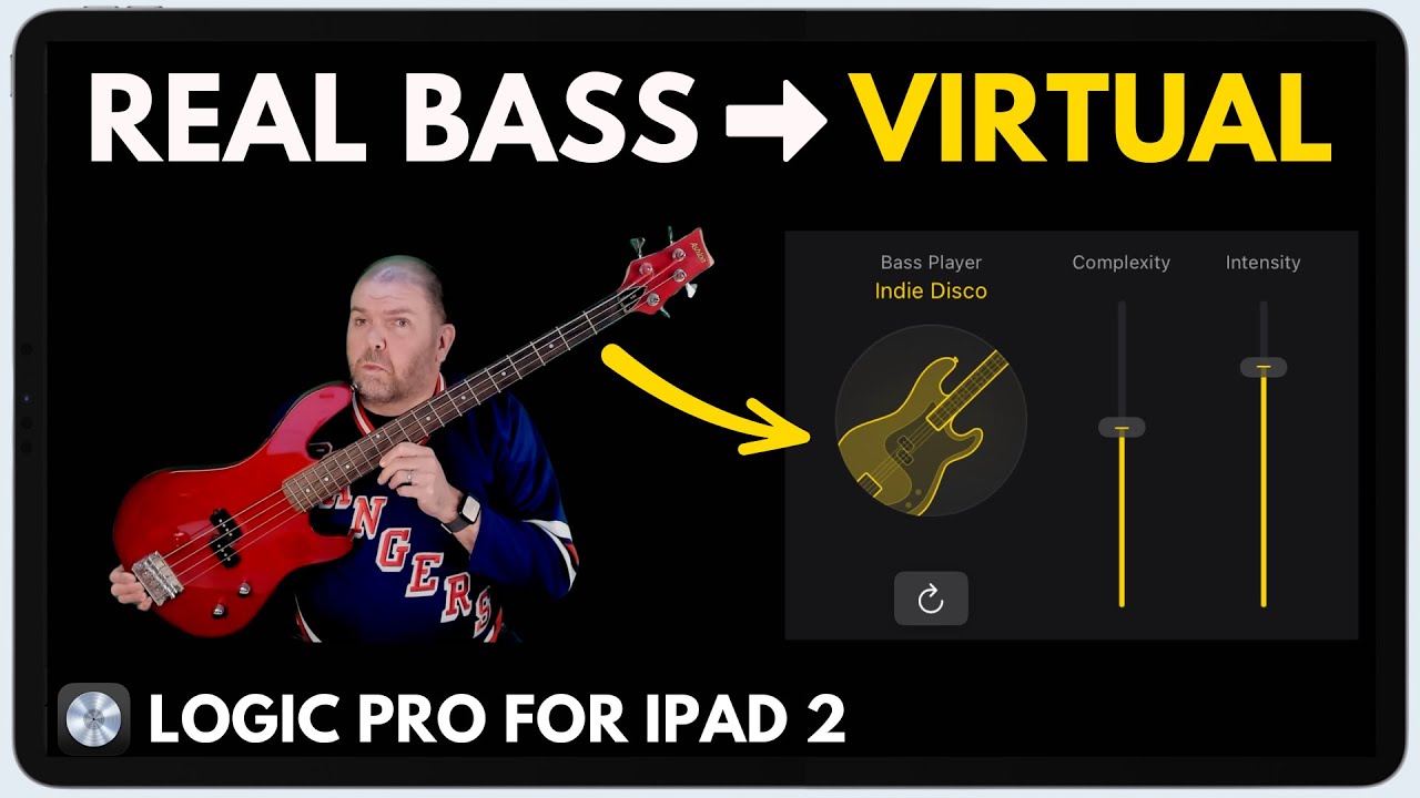 Follow a REAL BASS track with Session Player | Logic Pro for iPad 2