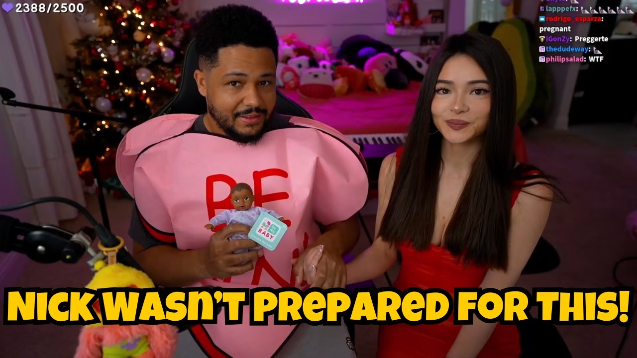 Valentine’s Surprise: Katchii’s Gift and Announcement with Nick!