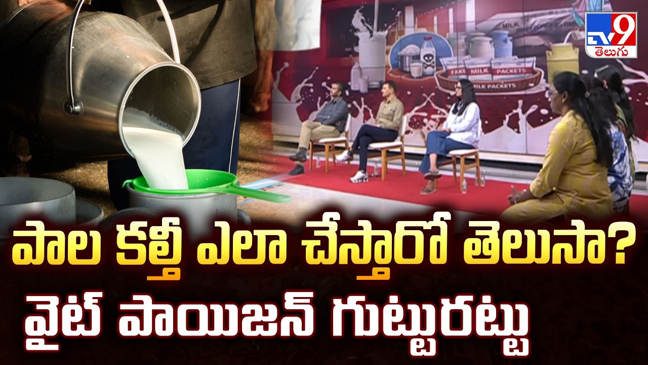 How Milk is Adulterated? | పాల కల్తీ ఎలా చేస్తారో తెలుసా?  వైట్ పాయిజన్ గుట్టురట్టు - TV9