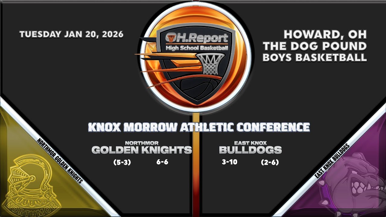 Northmor (6-6) @ East Knox (3-10) - KMAC Boys Hoops