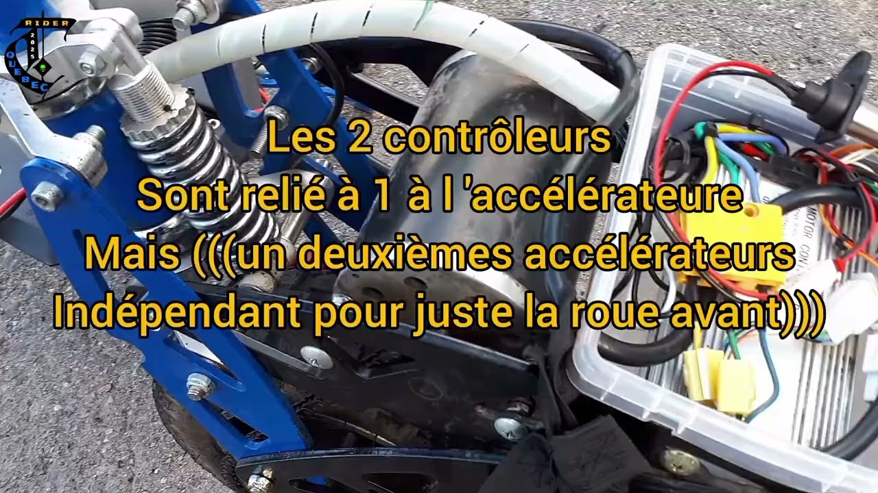 SPÉCIAL😈(TROTINETTE MODIFIER)😈 1600WATT  X 2  😱😅😎