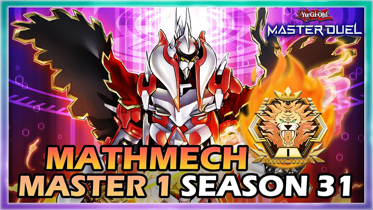 MATHMECH MASTER 1 RANK SEASON 31 IN YUGIOH MASTER DUEL