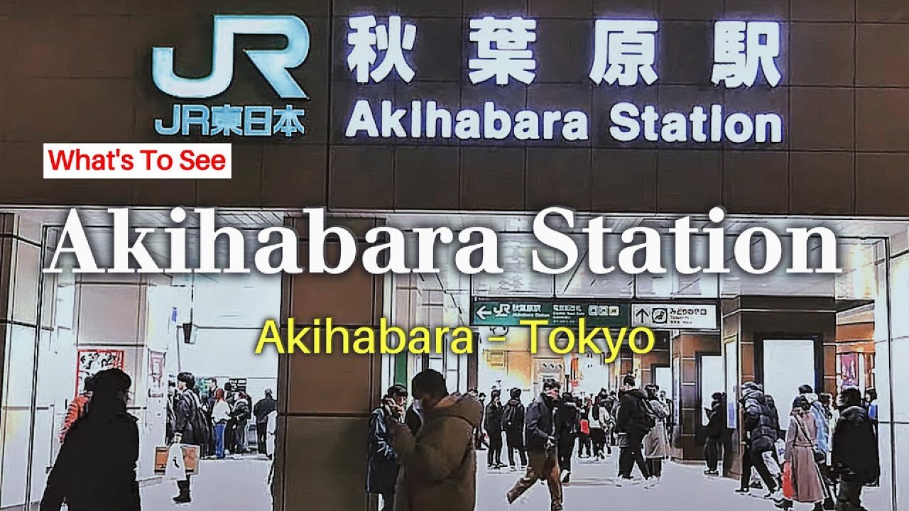 Akihabara Bustling Night, Suasana Malam dari Stasiun Akihabara
