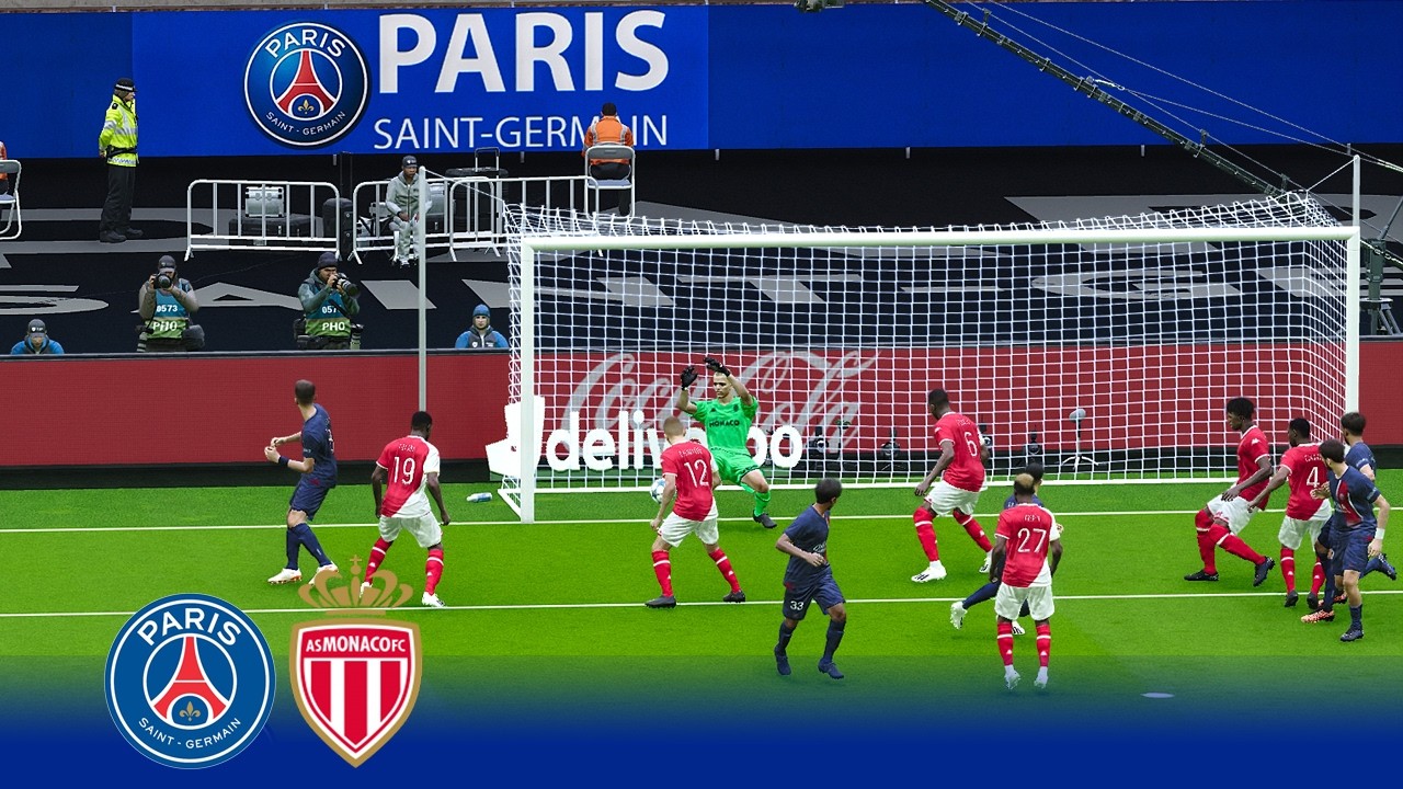 🔴PSG vs AS MONACO LIVE TODAY ⚽UEFA CHAMPIONS LEAGUE 25/26 FINAL PLAY OFF FOOTBALL GAMEPLAY HD