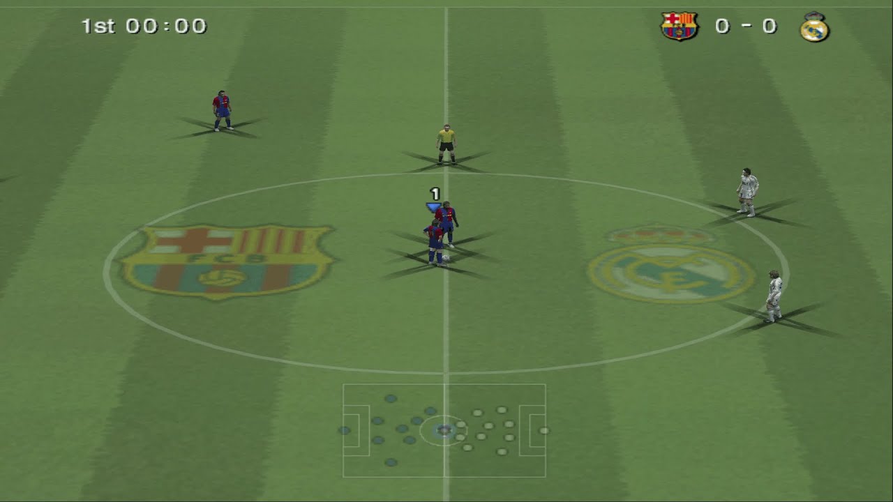 Pro Evolution Soccer 2007 - PS2 - FC Barcelona vs. Real Madrid (1080p HD)