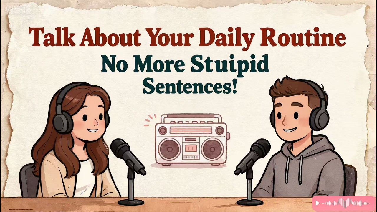 Talk About Your Daily Routine Fluently in English | No More Stupid Sentences!