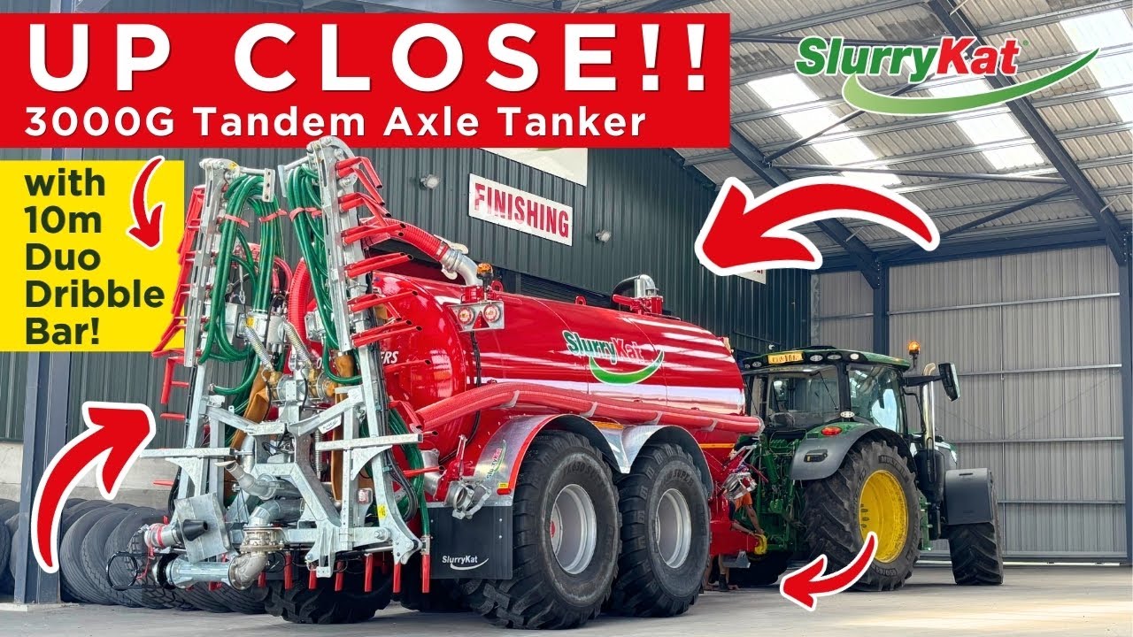 SlurryKat 3000G Tandem Axle Tanker & 10m Dribble Bar&nbsp;|&nbsp;UP CLOSE 🔥