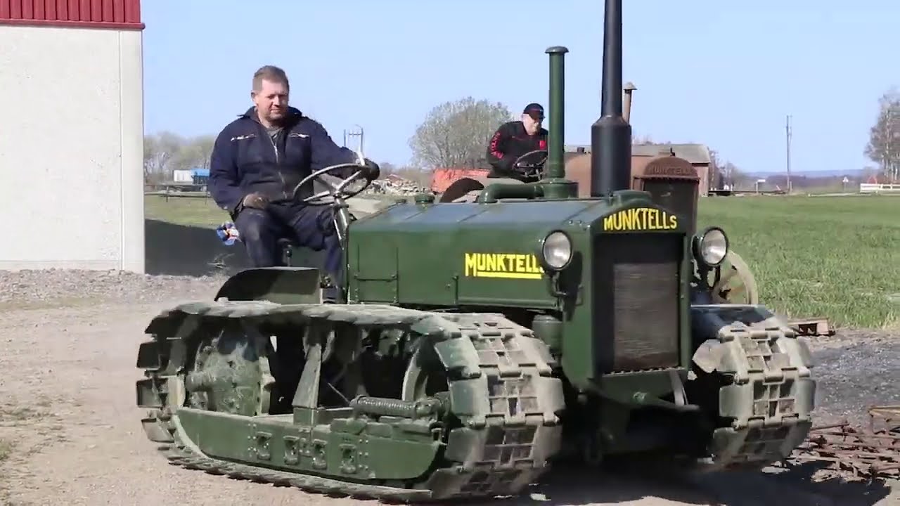 Unik svensk bandtraktor - Munktells AE
