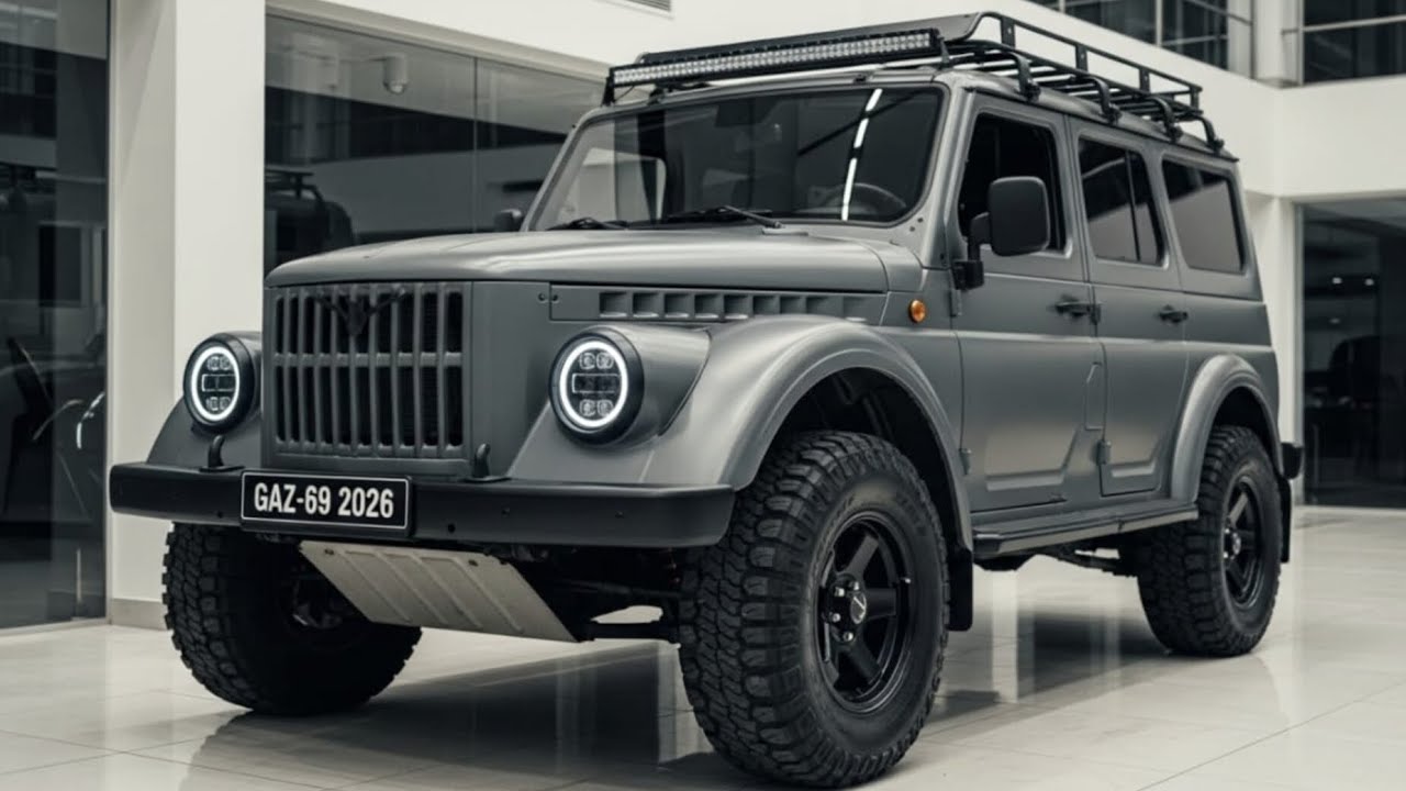 GAZ-69 2026 Kembali! SUV Legendaris Tampil Modern & Gagah 🔥 Review Lengkap!