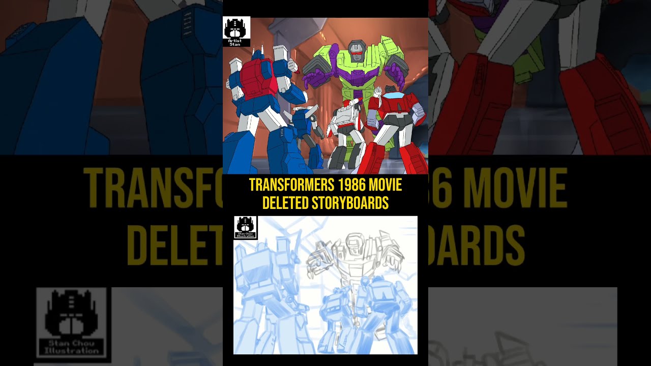 Lost Transformers Movie (1986) Storyboards | Exclusive Footage