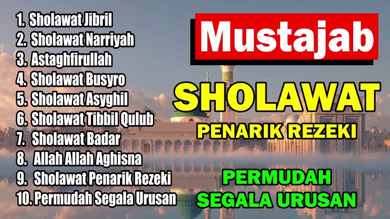 🔴 LIVE KUMPULAN SHOLAWAT JIBRIL TERBARU 2026 | Penarik Rezeki & Pelunas Hutang