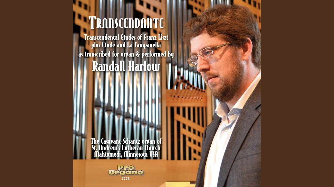Études d'exécution transcendante, S. 139 (Arr. R. Harlow for Organ) : No. 8, Wilde Jagd