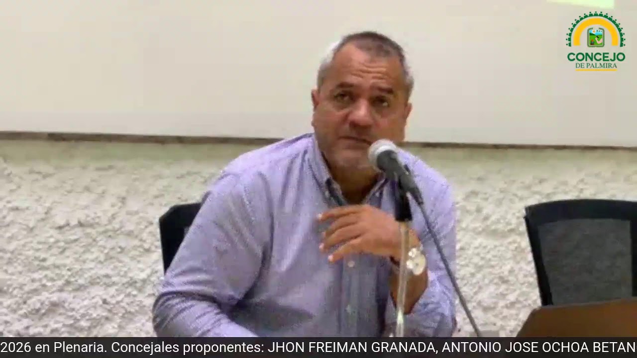 Plenaria del concejo