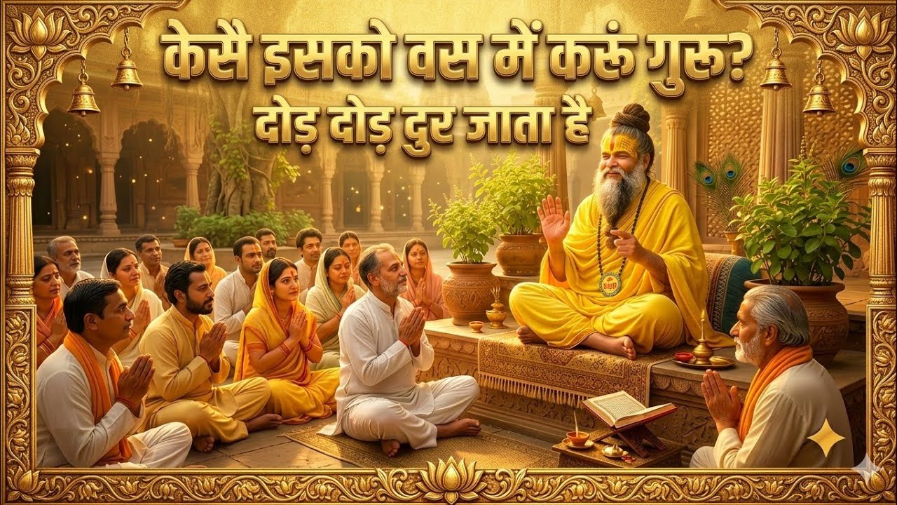 केसै इसको वस में करूं गुरु, दोड़ दोड़ दुर जाता है